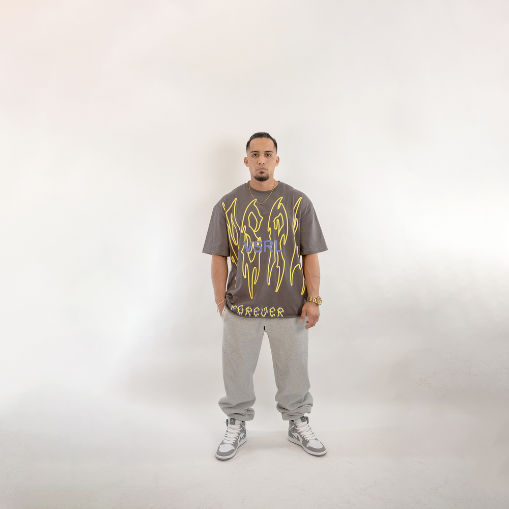 
                      
                        "Bleed For It" (Grey) Ultra-Heavy Super Oversized T
                      
                    