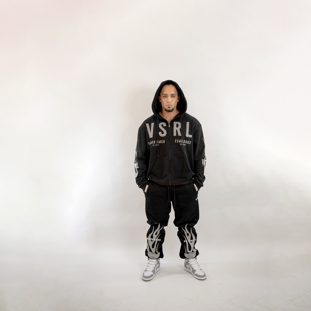 
                      
                        "Fear None" (Black) Heavy Oversized Zip Up Hoodie
                      
                    
