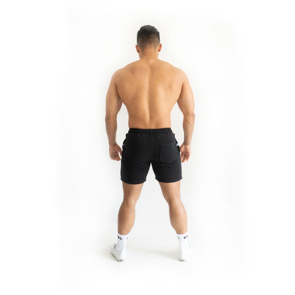 
                      
                        "Train Hard" Above-Knee Shorts
                      
                    