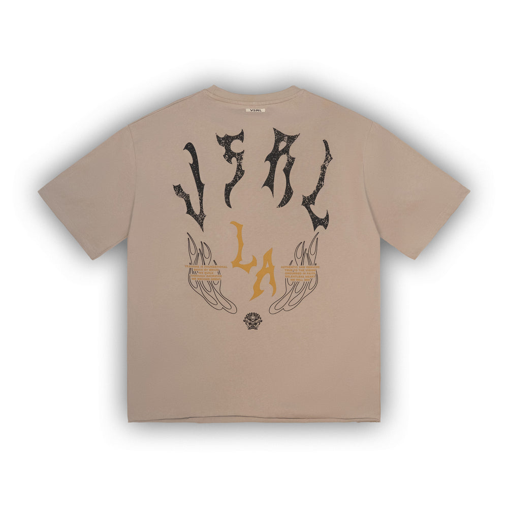 
                      
                        LA VSRL (Beige) Ultra-Heavy Super Oversized T
                      
                    