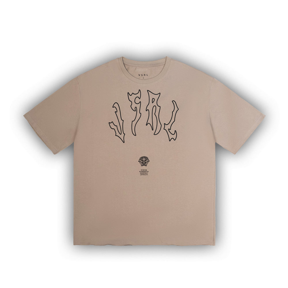 
                      
                        LA VSRL (Beige) Ultra-Heavy Super Oversized T
                      
                    