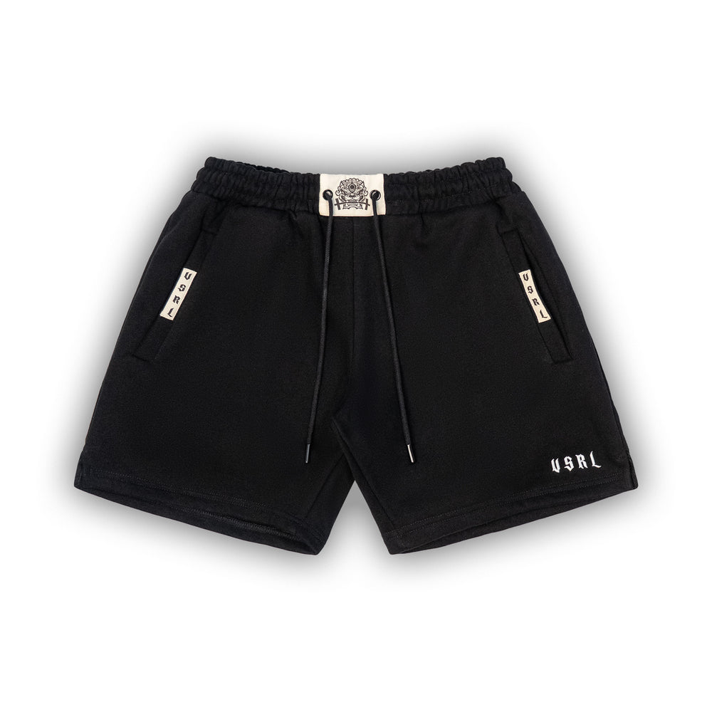 
                      
                        Minimal VSRL (Black) Heavyweight Cotton Shorts
                      
                    