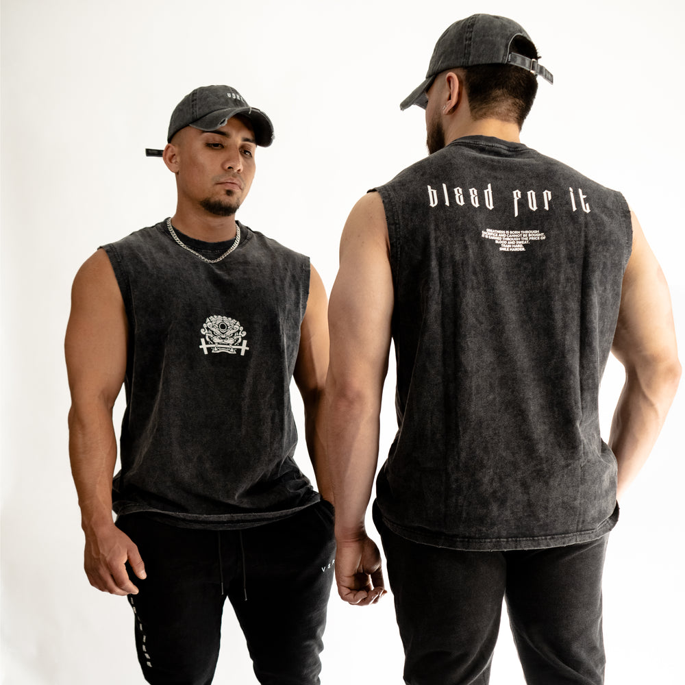 
                      
                        "Bleed For It" Cut-off Tank Top
                      
                    