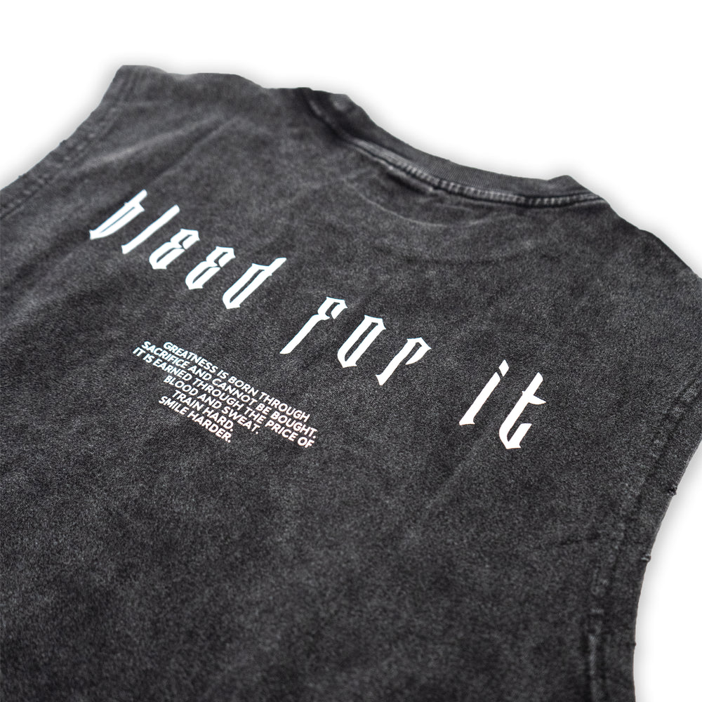 
                      
                        "Bleed For It" Cut-off Tank Top
                      
                    