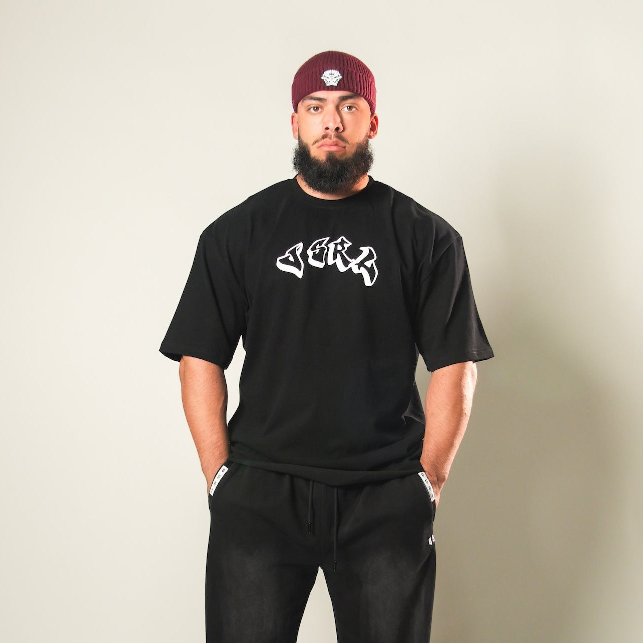 Represent (Black) Ultra-Heavy Super Oversized T