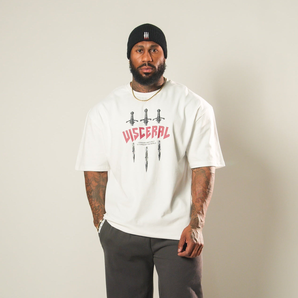 Alexander the Great (White) Ultra-Heavy Super Oversized T