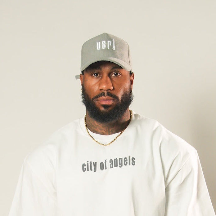 Minimal VSRL Corduroy Hat (Light Grey)