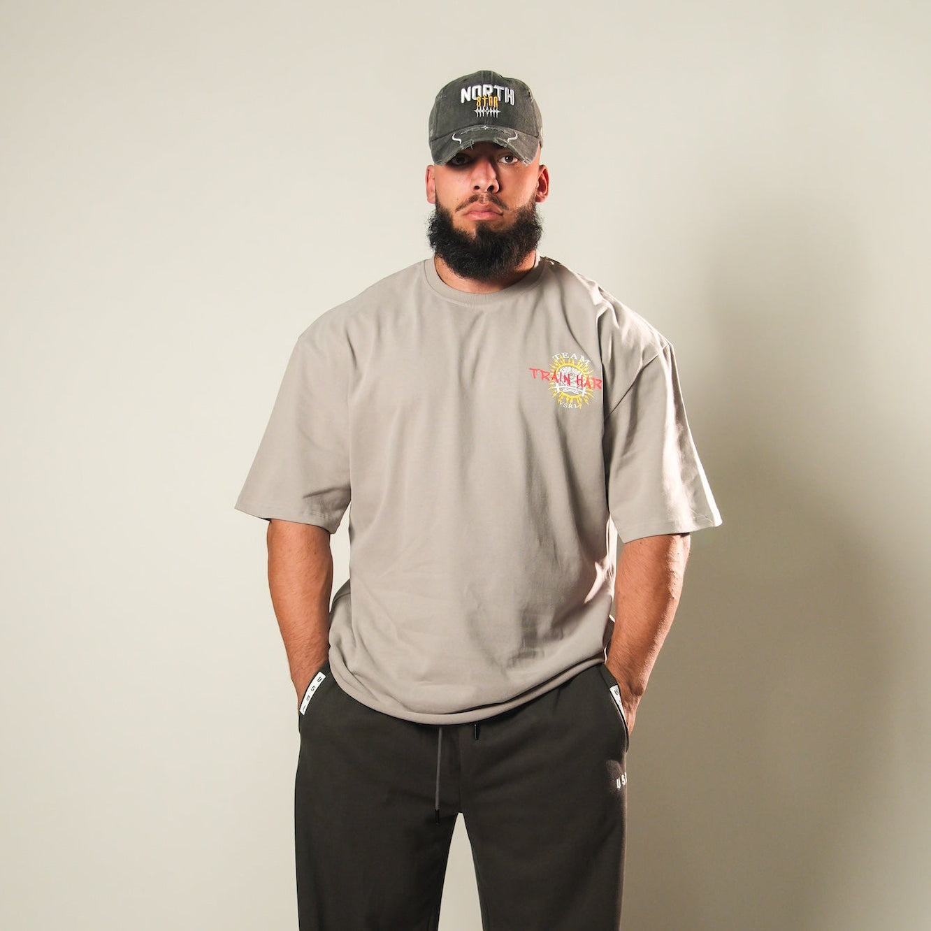 Team VSRL (Grey) Ultra-Heavy Super Oversized T