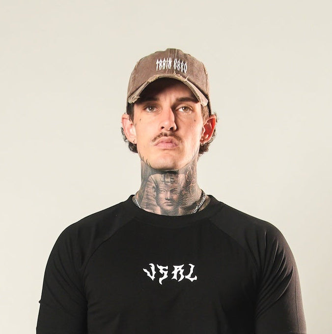 Train Hard Dad Hat (Washed Brown)
