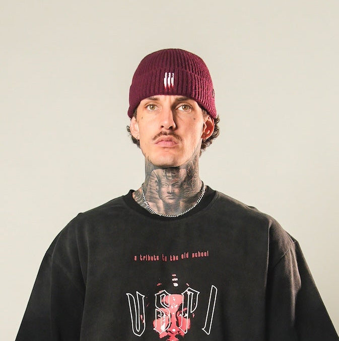 Kill Weakness Beanie (Maroon)