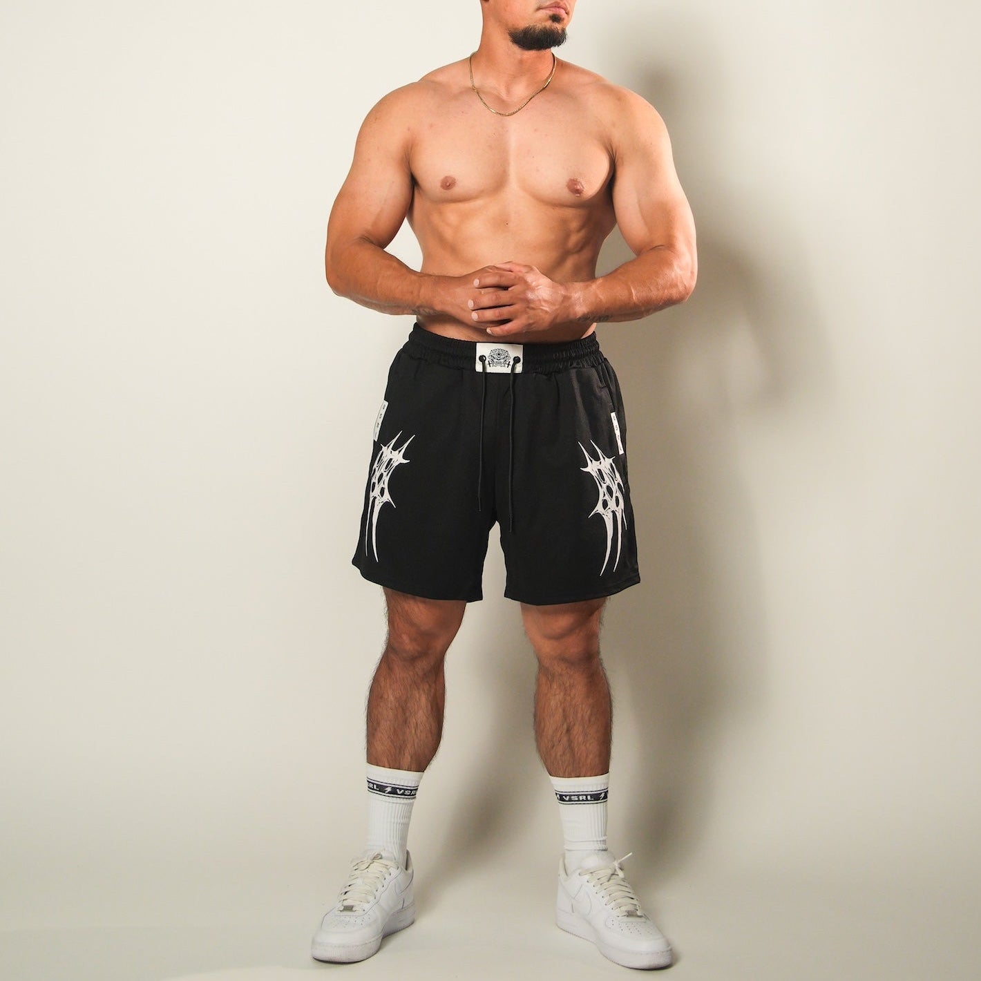 Black Blade (Black) Mesh Shorts