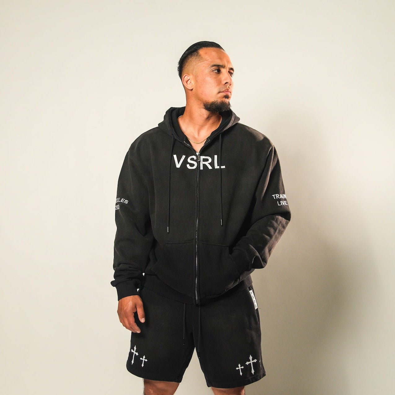 VSRL Origin (Black) Heavy Oversized Zip Up Hoodie