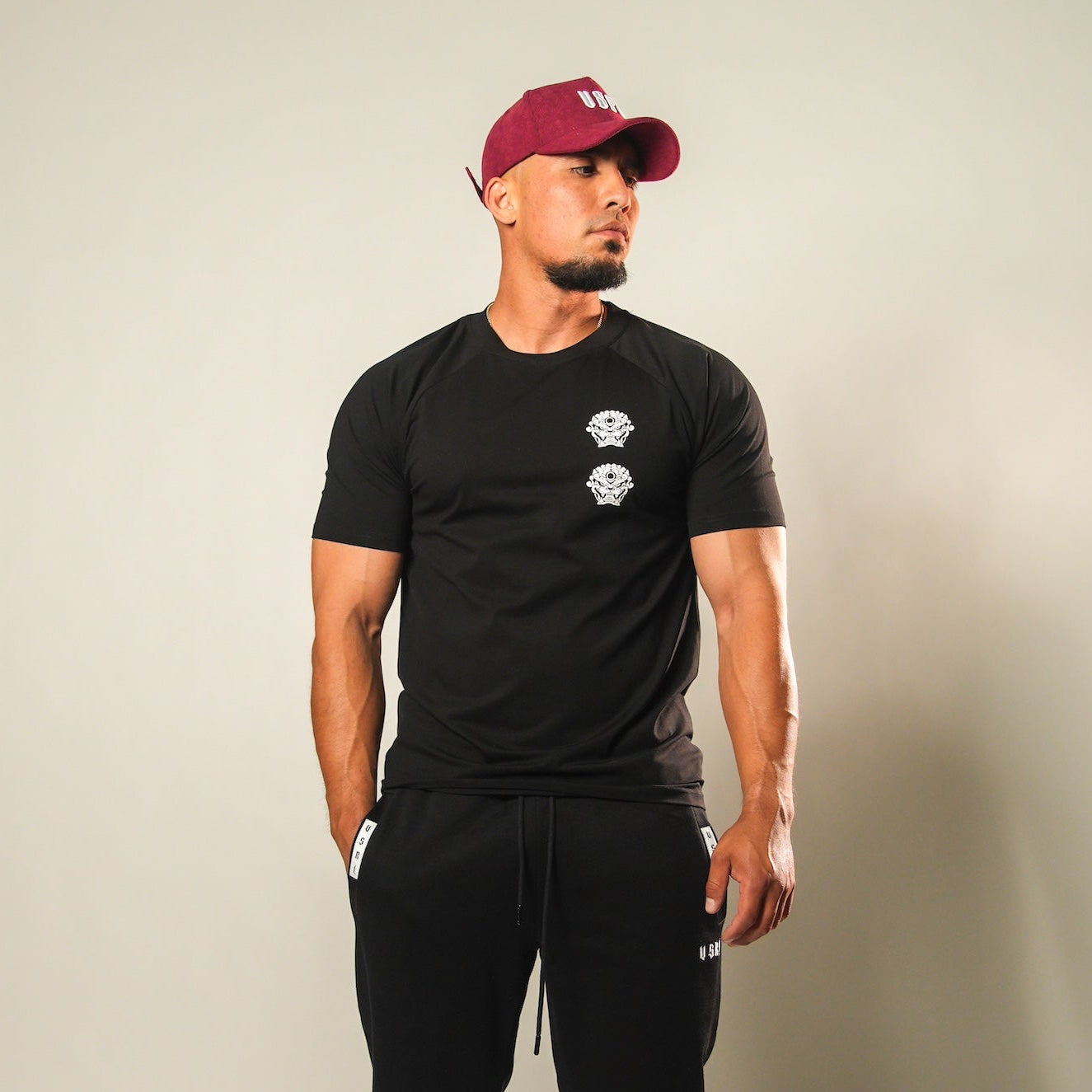 VSRL ATHL (Black) Fitted T