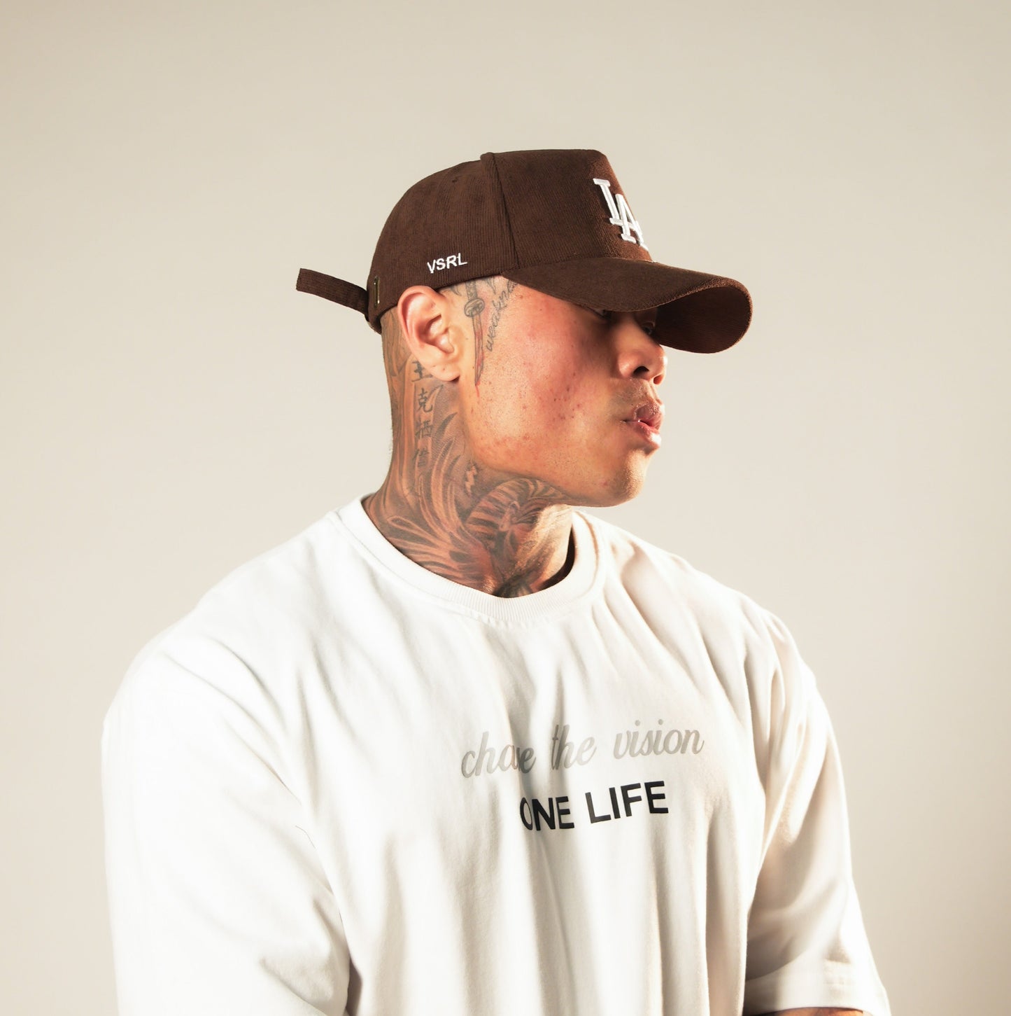 LA VSRL Corduroy Hat (Dark Coffee Brown)