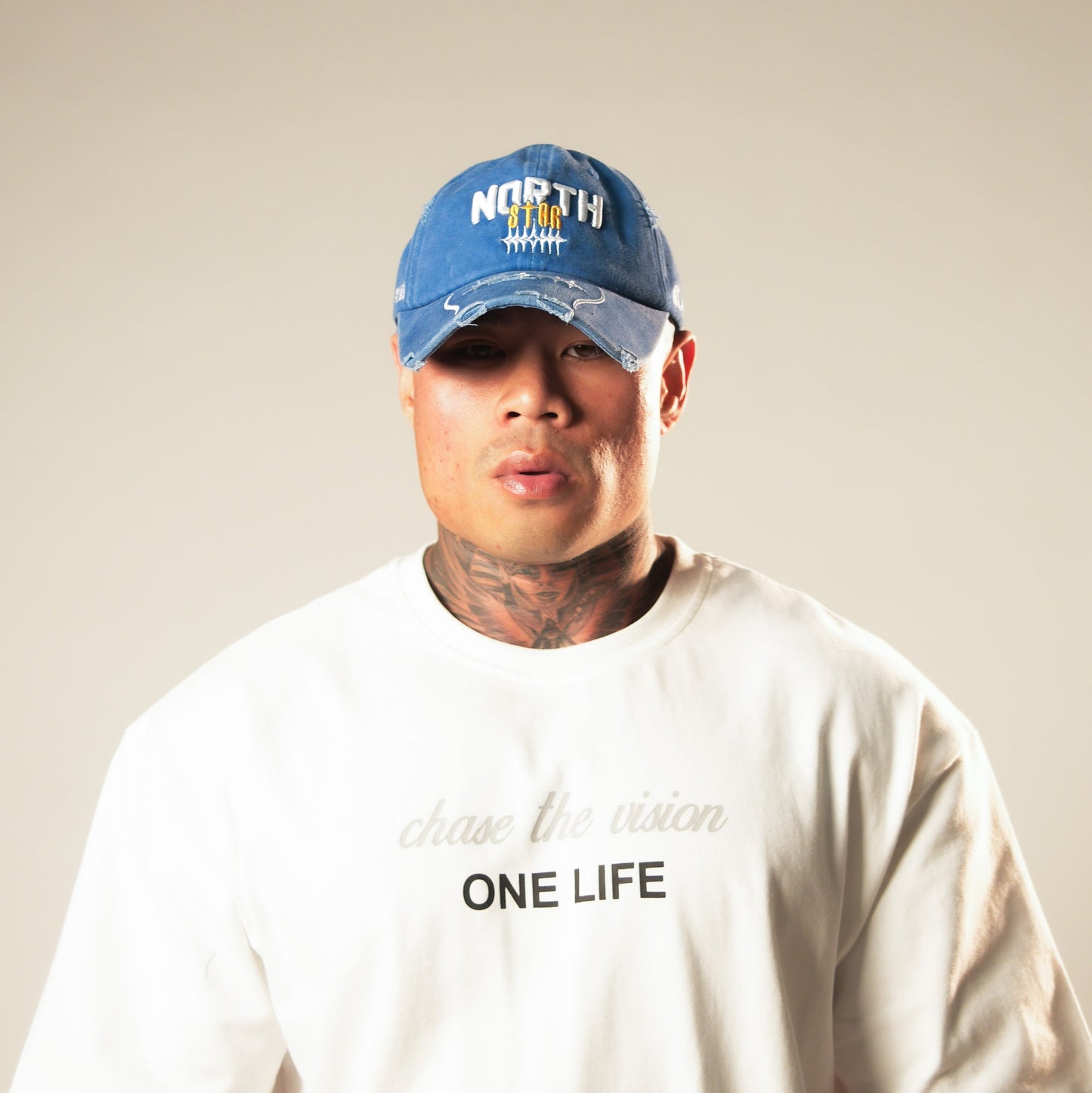 North Star Dad Hat (Denim Blue)