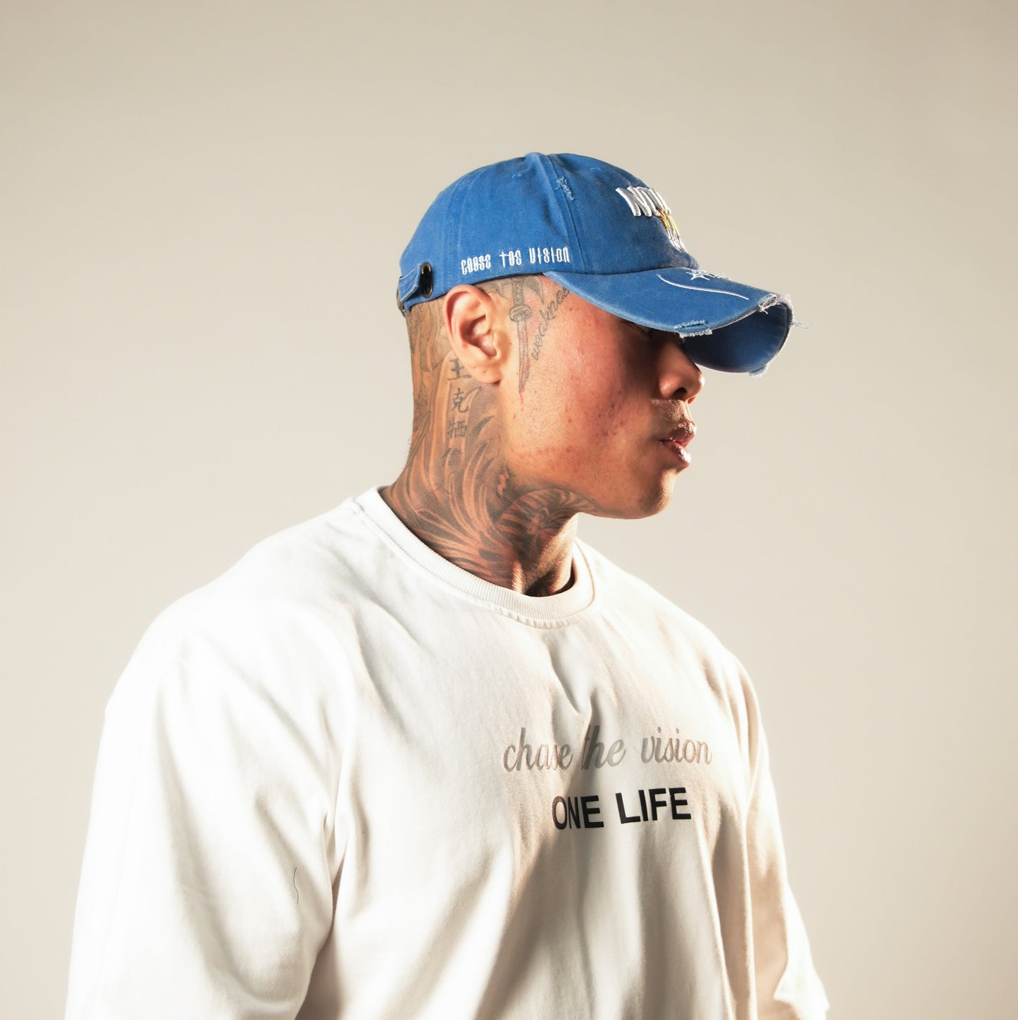 North Star Dad Hat (Denim Blue)