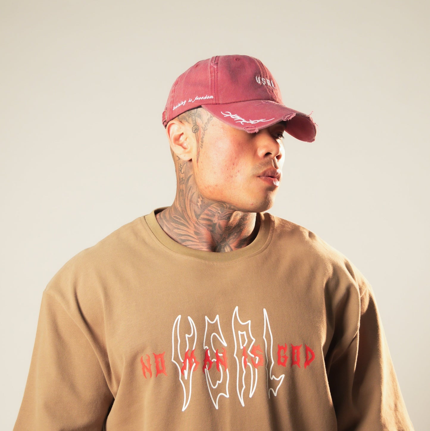 Training is Freedom Dad Hat (Faded Red)