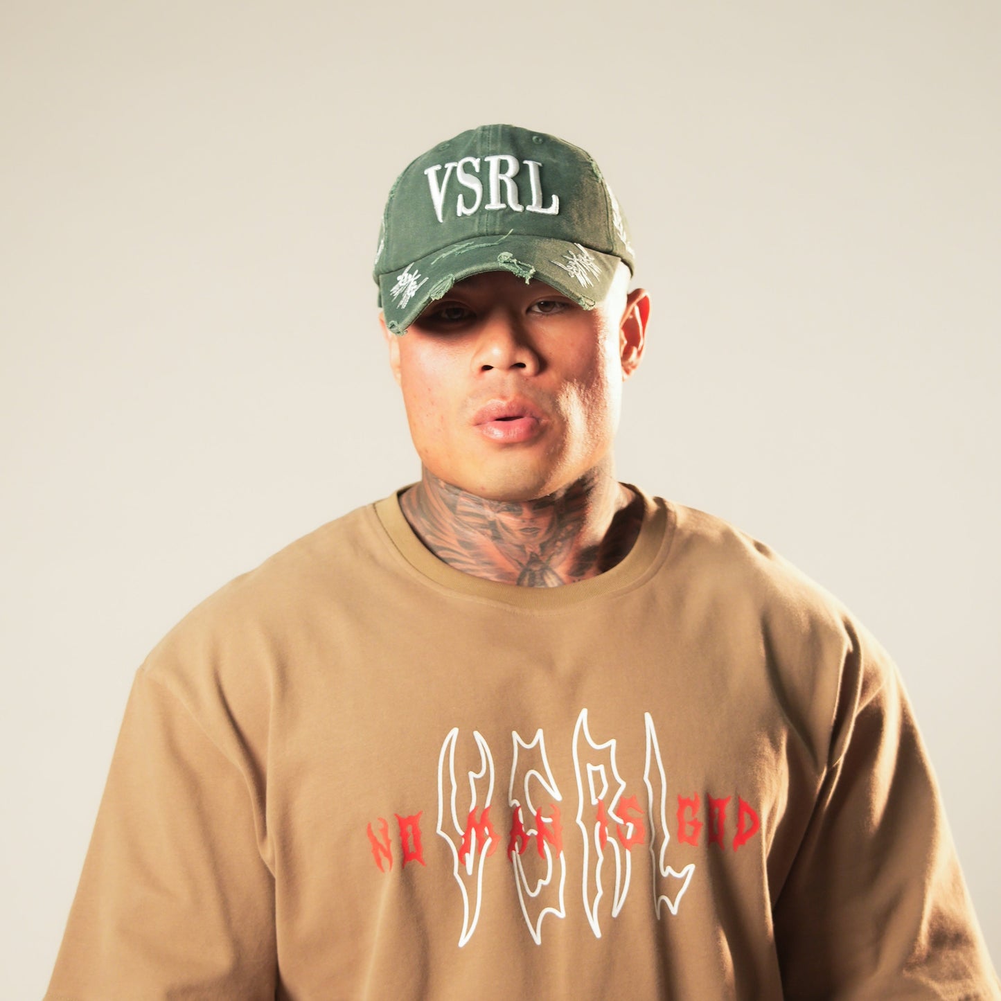 VSRL Floral Dad Hat (Forest Green)