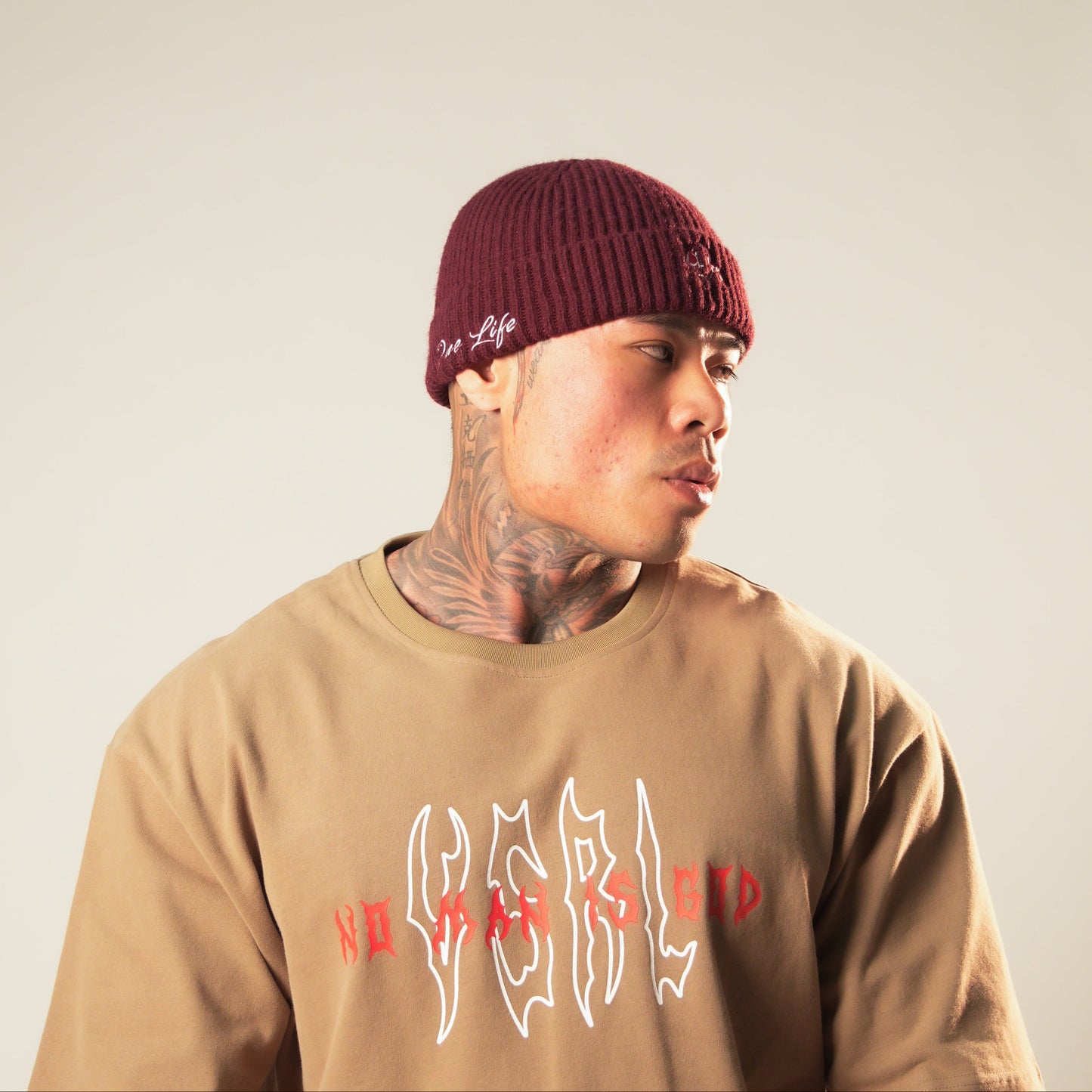 One Life Beanie (Maroon)