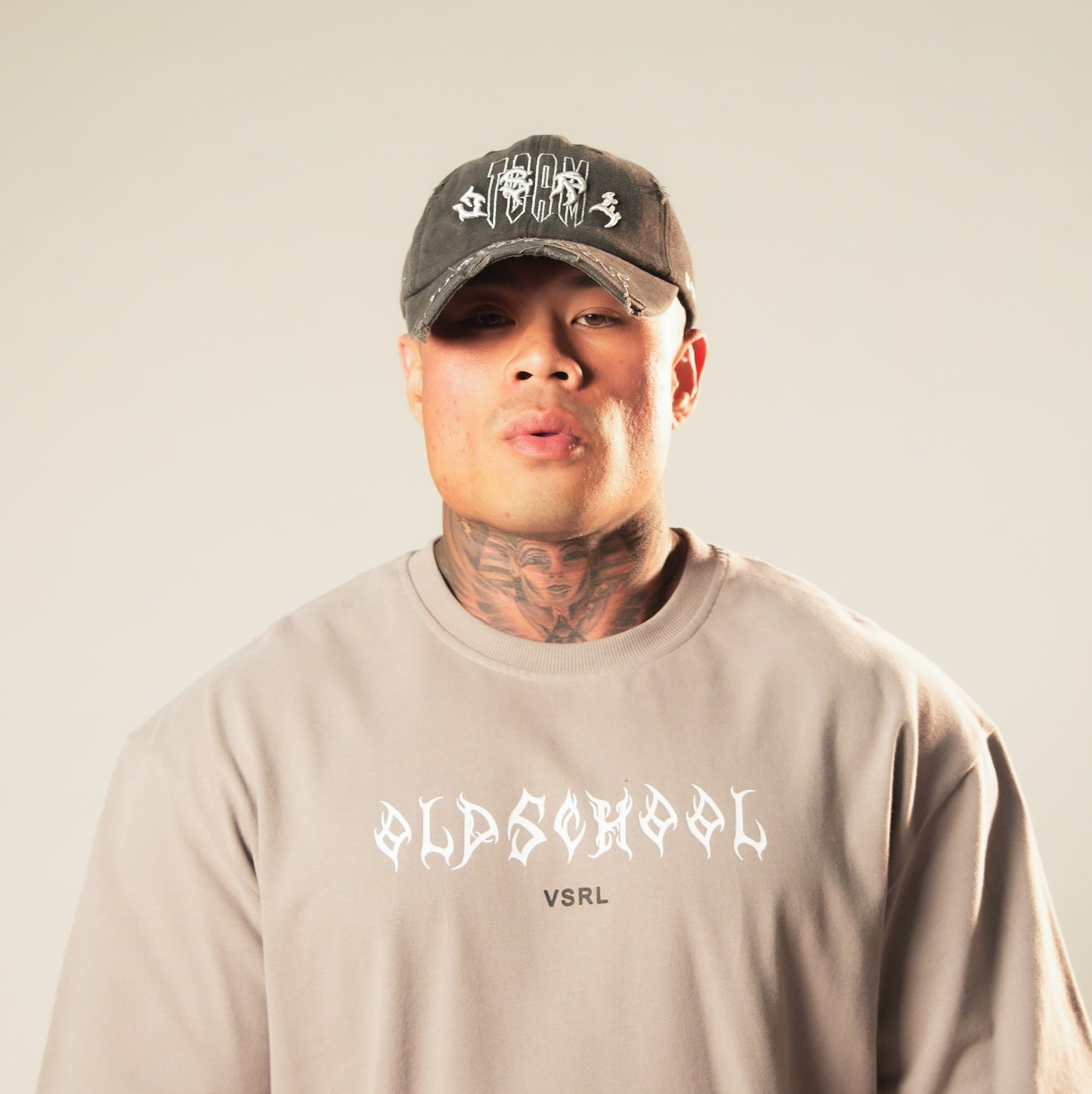 Team VSRL Dad Hat (Acid Washed Black)