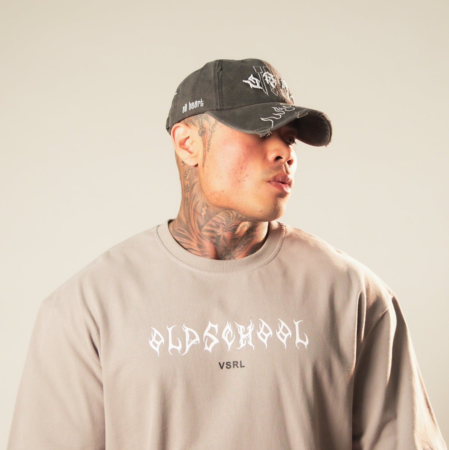 Team VSRL Dad Hat (Acid Washed Black)