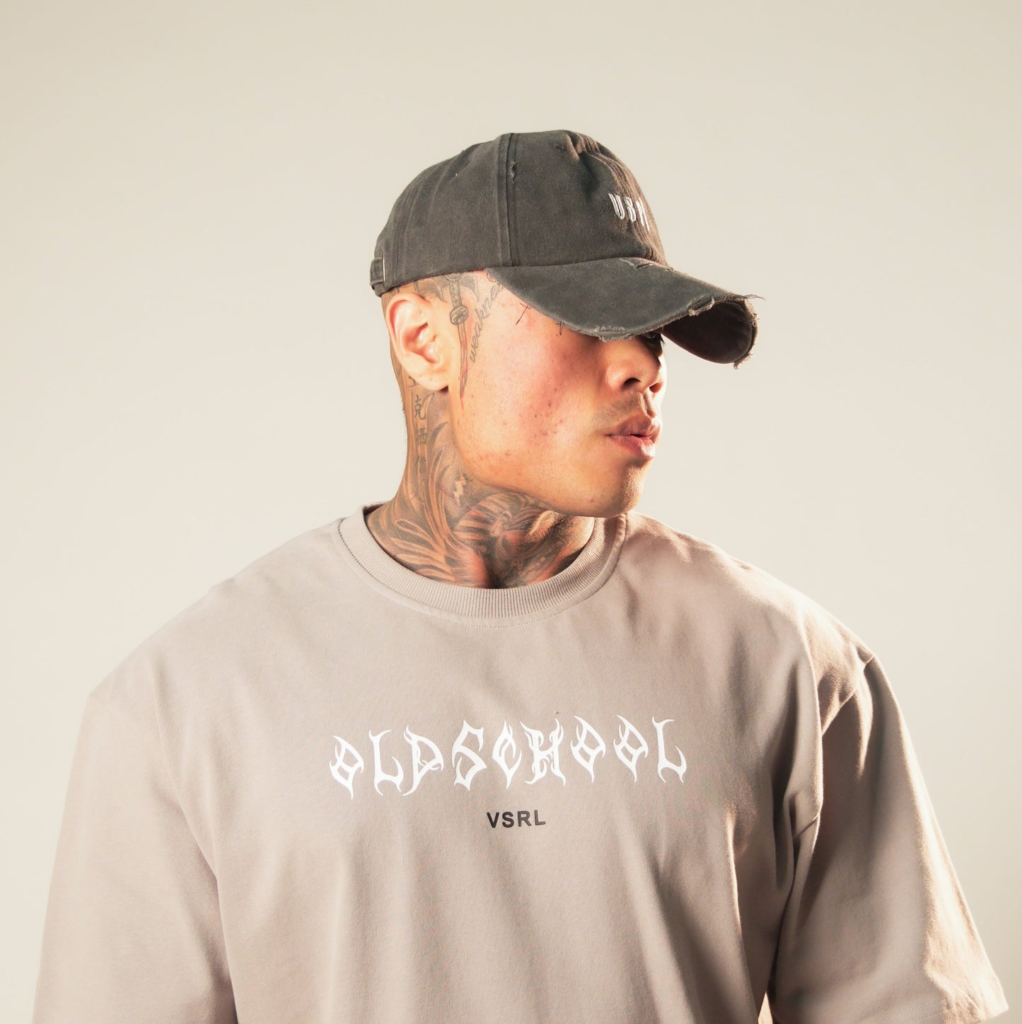 Minimal VSRL Dad Hat (Acid Washed Black)