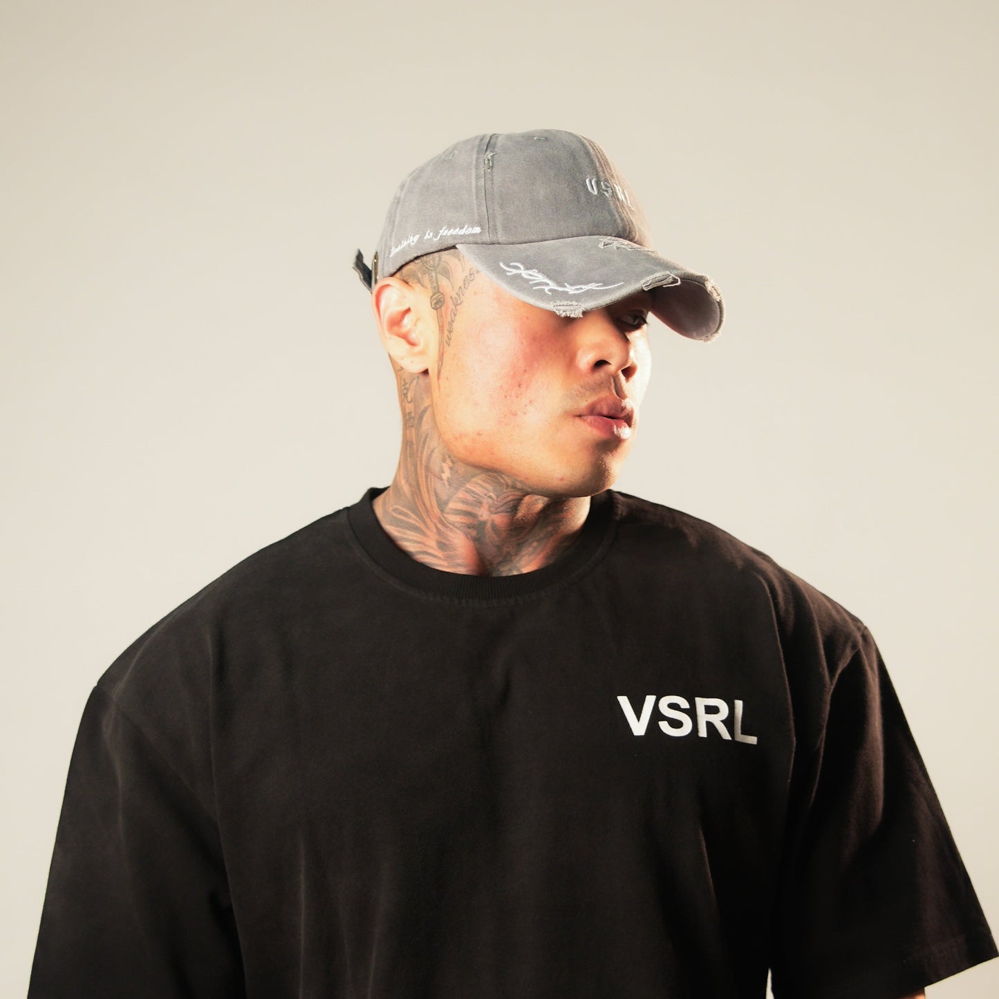 Training is Freedom Dad Hat (Cool Grey)