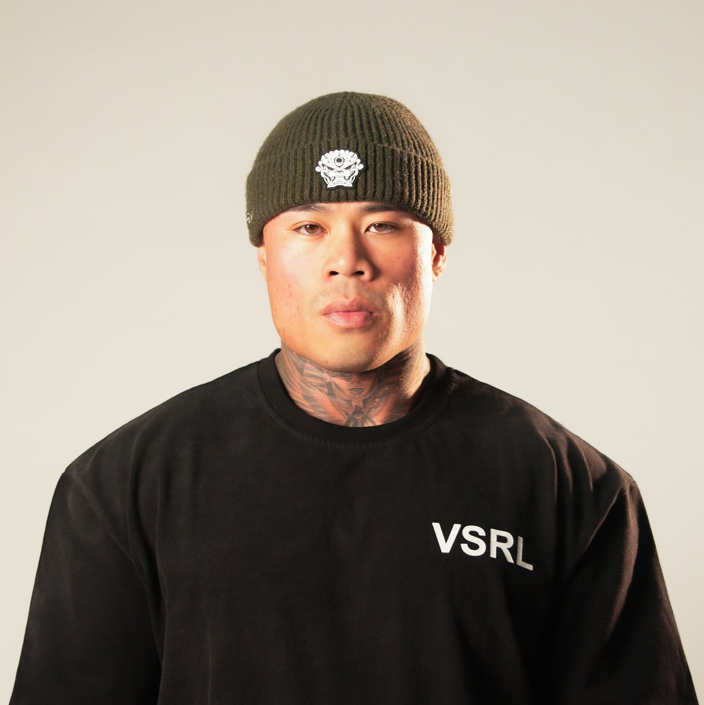 VSRL Foo Dog Beanie (Deep Moss)