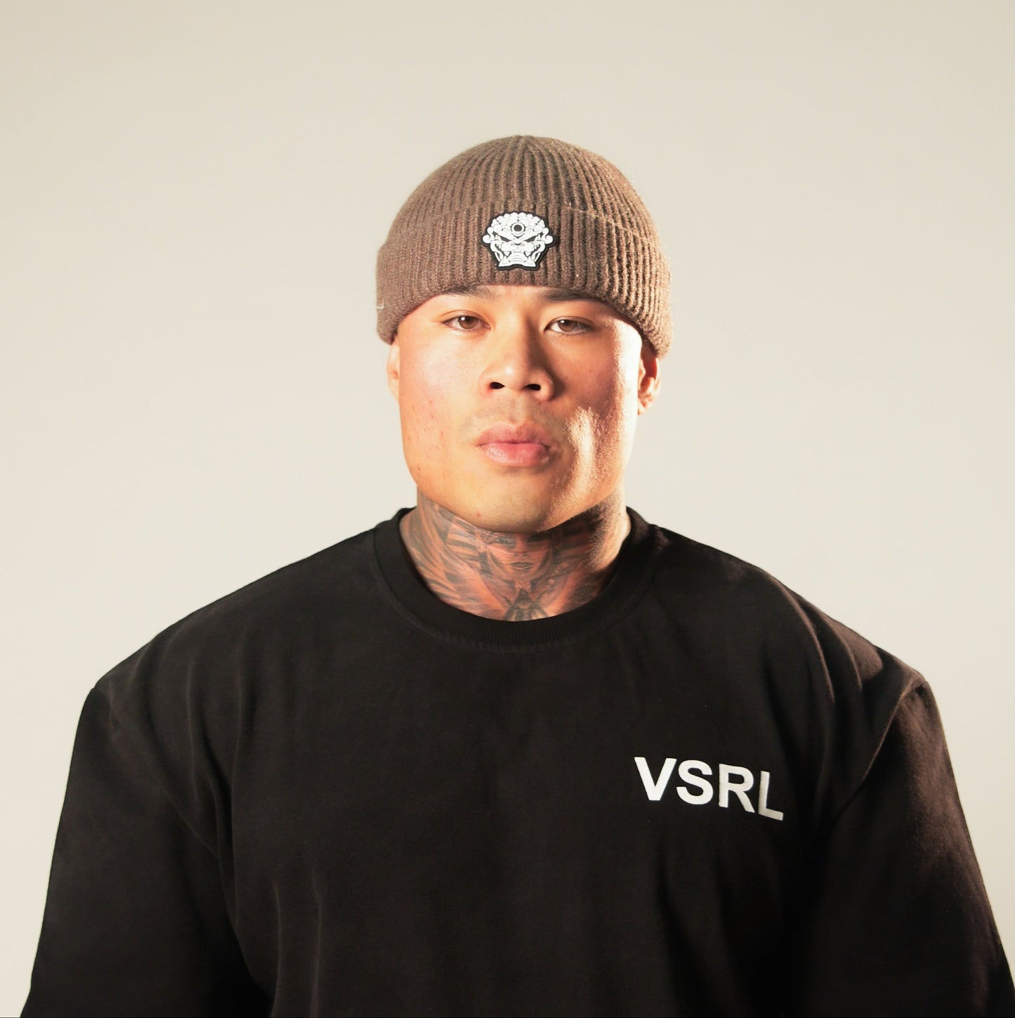 VSRL Foo Dog Beanie (Ash Brown)