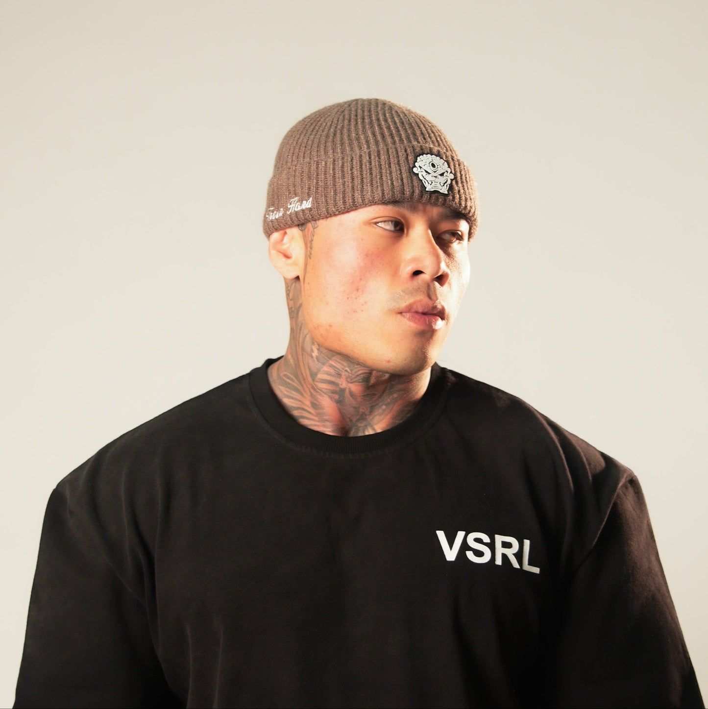 VSRL Foo Dog Beanie (Ash Brown)