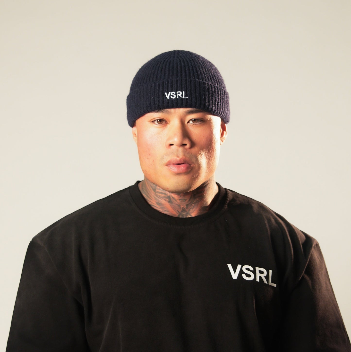 Minimal VSRL Beanie (Navy Blue)