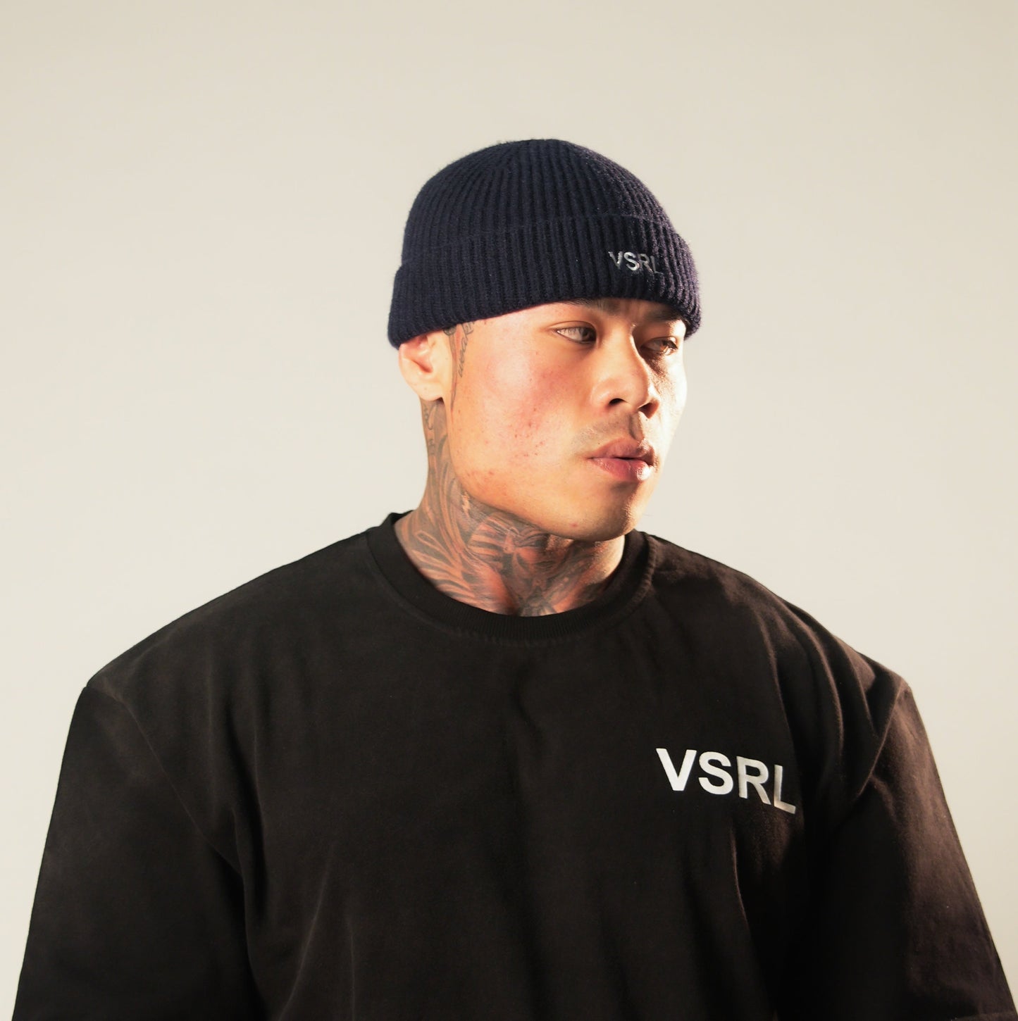 Minimal VSRL Beanie (Navy Blue)
