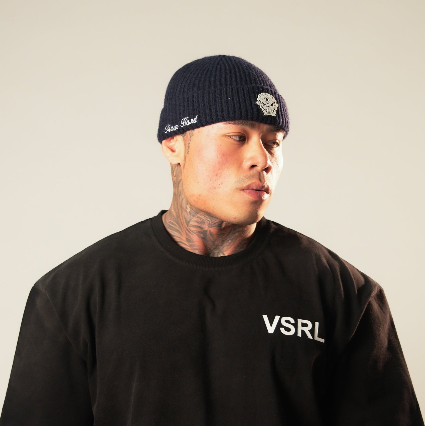VSRL Foo Dog Beanie (Navy Blue)