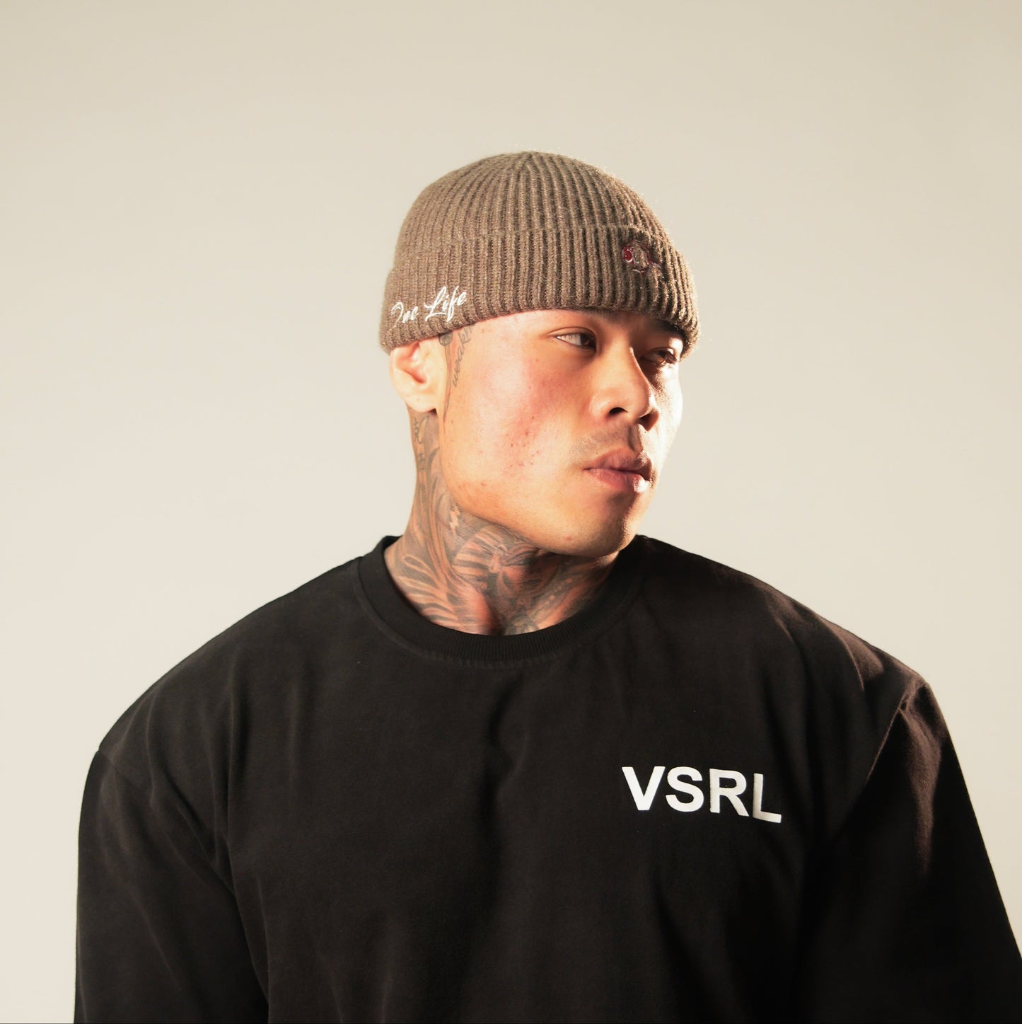 One Life Beanie (Ash Brown)