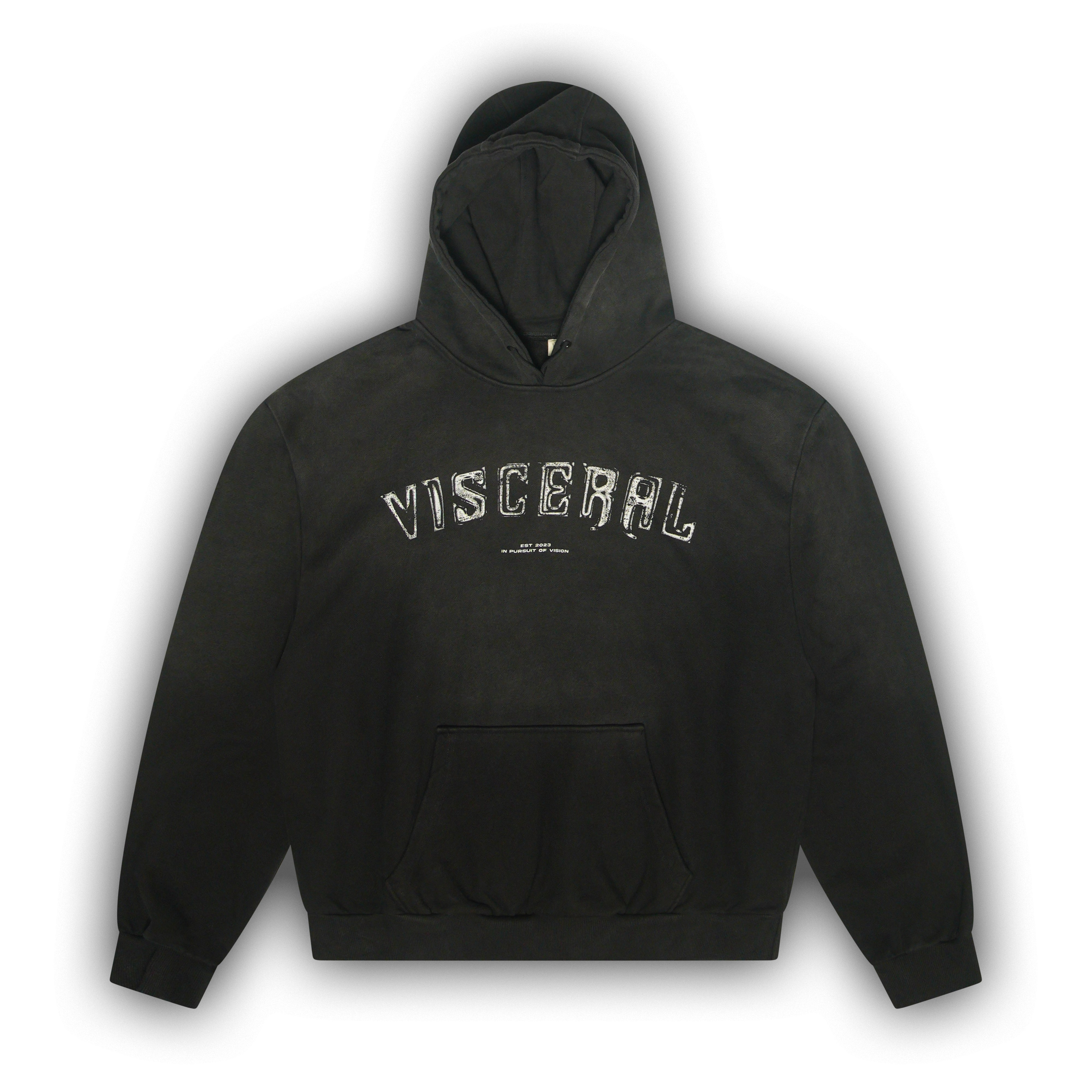 All Heart (Sun Faded Black) Heavy Oversized Pullover Hoodie – VSRL