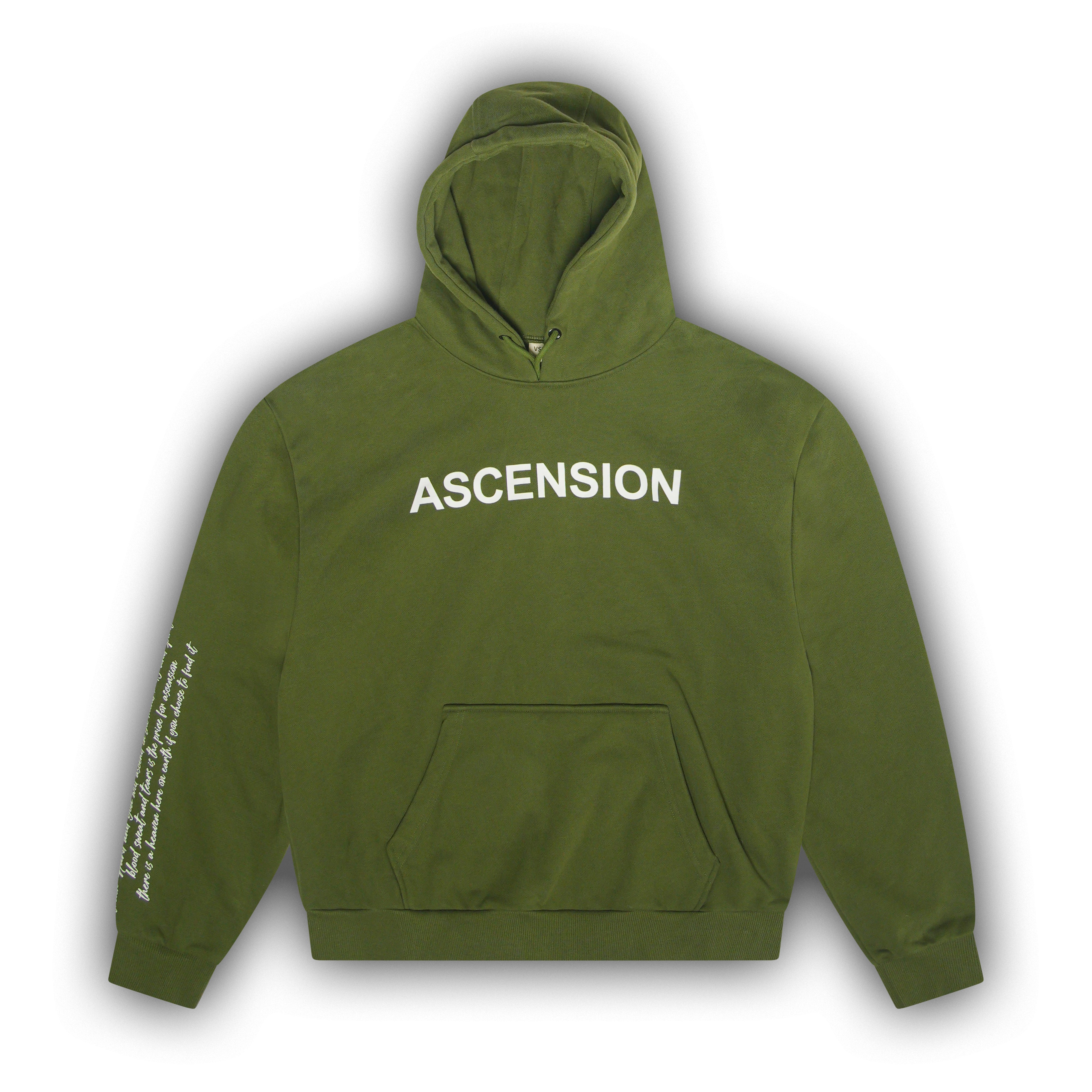 Ascension (Green) Heavy Oversized Pullover Hoodie – VSRL
