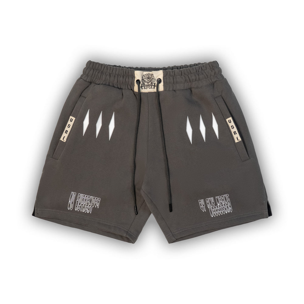 
                      
                        No Surrender (Dark Grey) Heavyweight Cotton Shorts
                      
                    