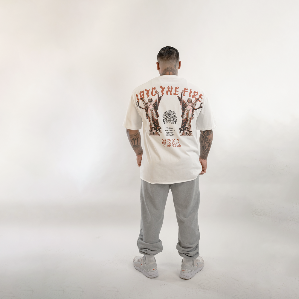 
                      
                        "Bring the Fire" (White) Ultra-Heavy Super Oversized T
                      
                    