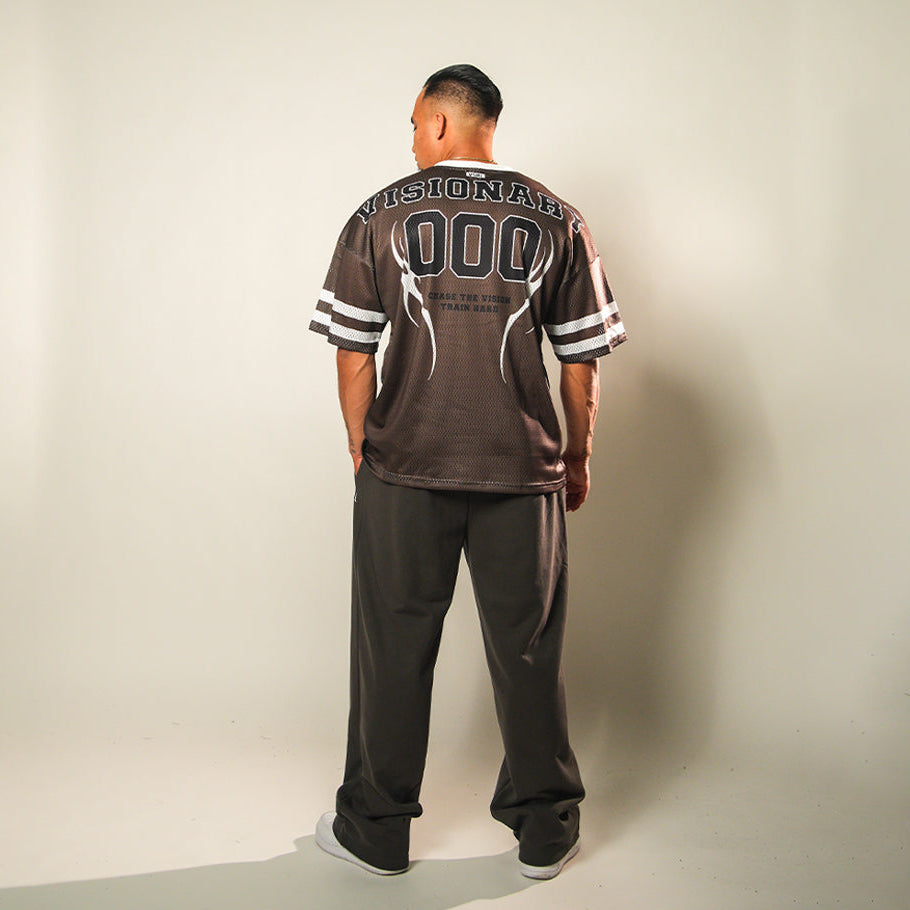 Brown Visionary V-Neck Jersey