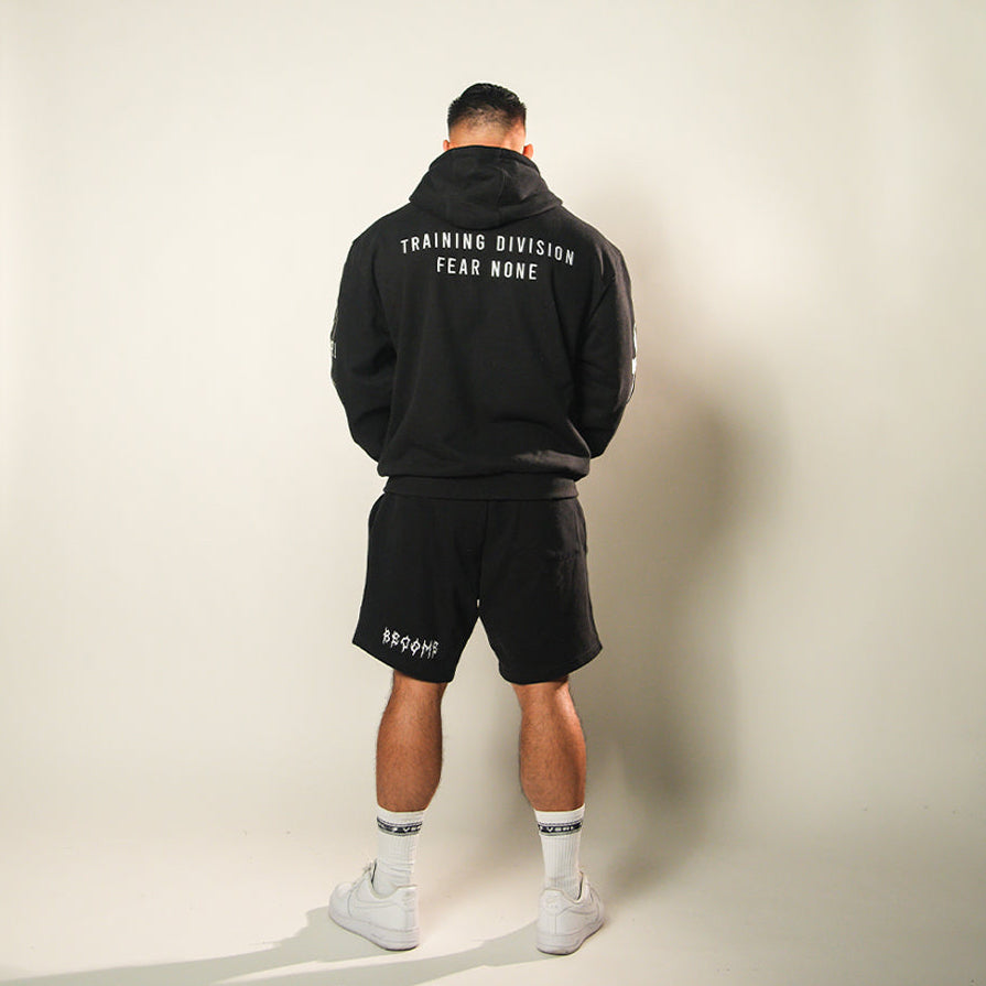 VSRL Training Division (Black) Heavy Oversized Zip Up Hoodie