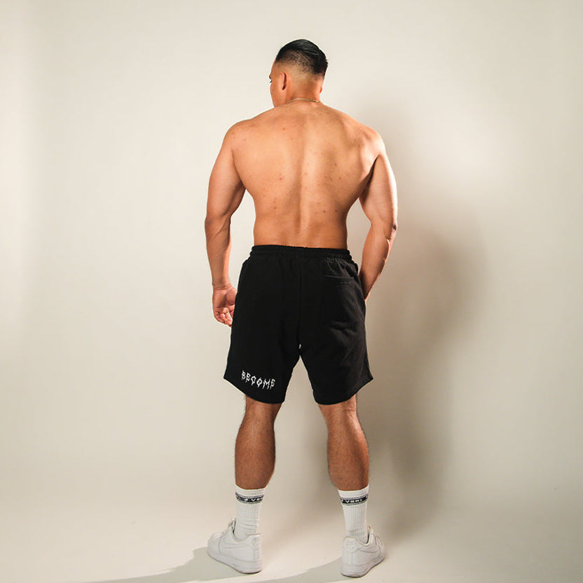 Ascend (Black) Heavyweight Cotton Shorts