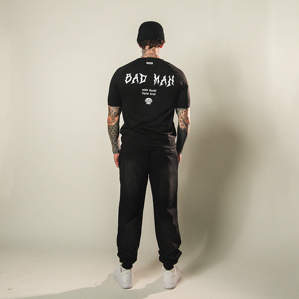 Bad Man (Black) Fitted T