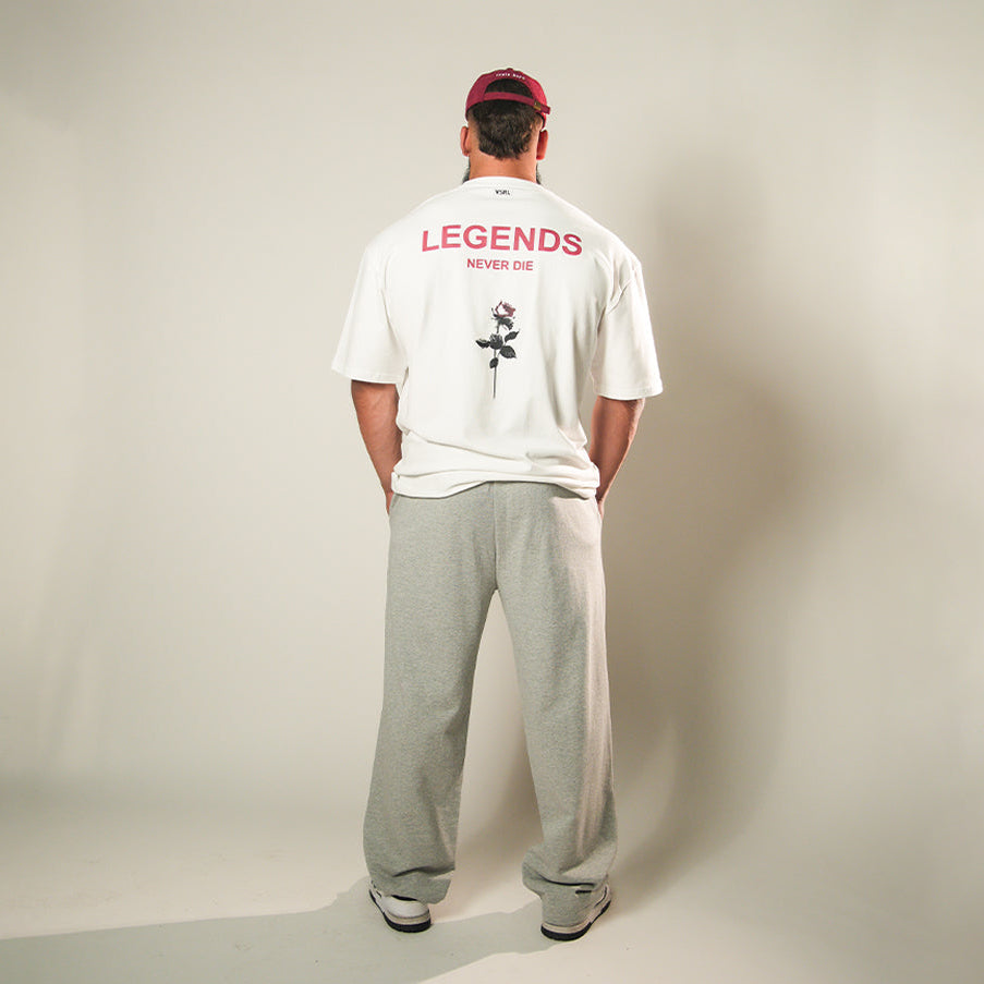 One Life (White) Ultra-Heavy Super Oversized T