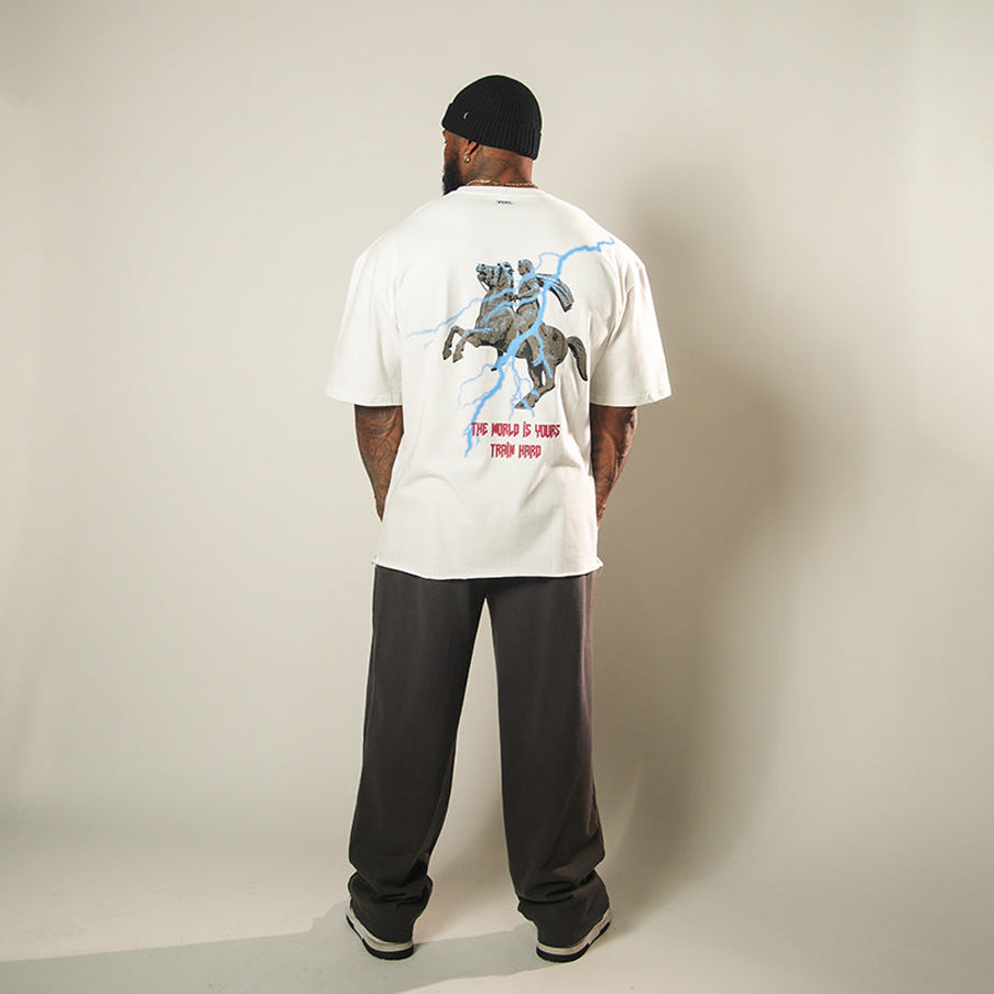 Alexander the Great (White) Ultra-Heavy Super Oversized T