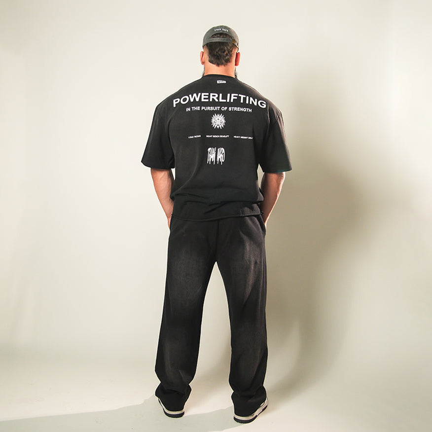 VSRL Powerlifting (Sun Faded Black) Ultra-Heavy Super Oversized T