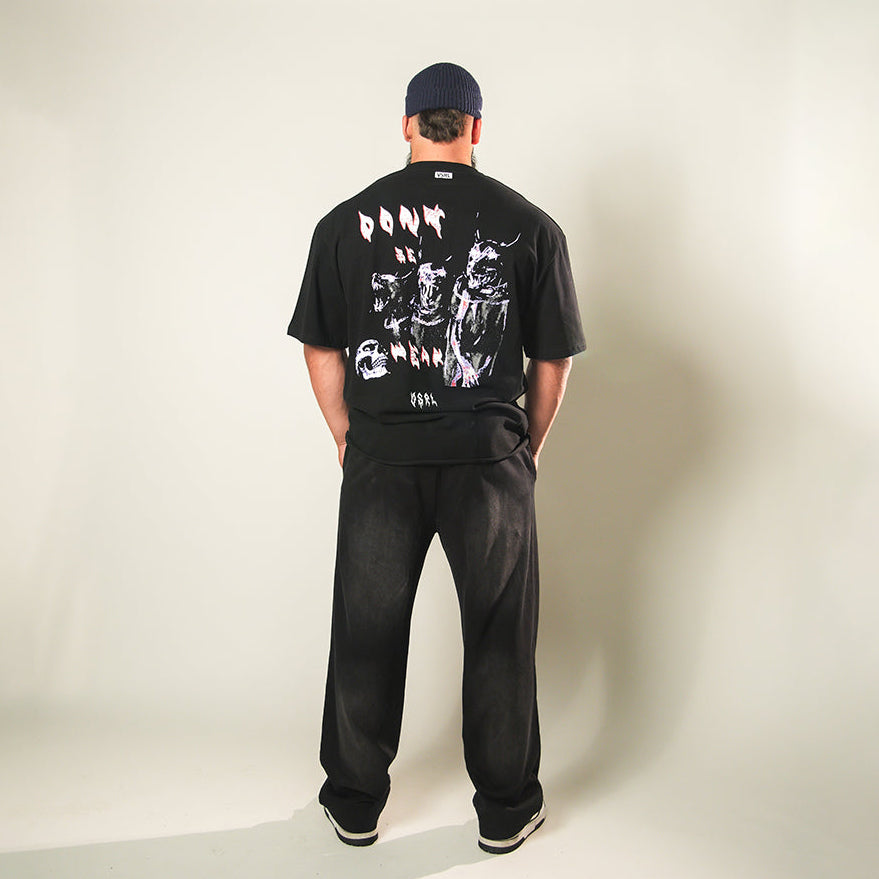 Big Dogs (Black) Ultra-Heavy Super Oversized T