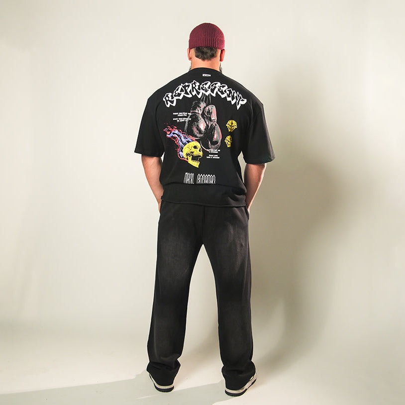 Represent (Black) Ultra-Heavy Super Oversized T