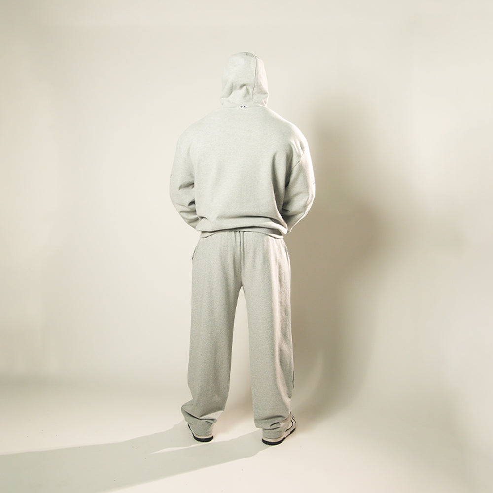 VSRL Origin (Grey) Heavy Oversized Zip Up Hoodie