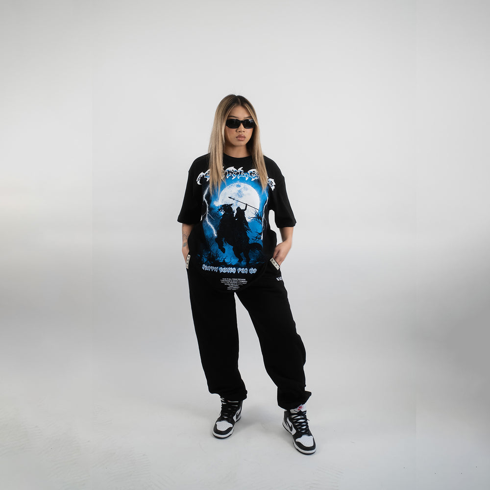Fearless (Black) Ultra-Heavy Super Oversized T