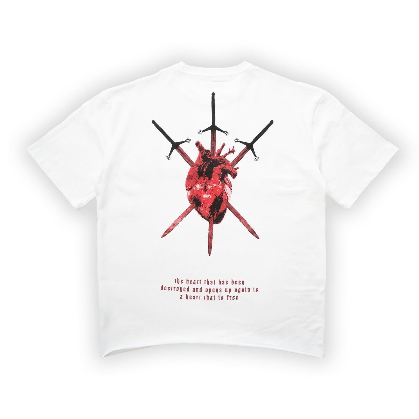 "Heart Breaker" Ultra-Heavy Super Oversized T